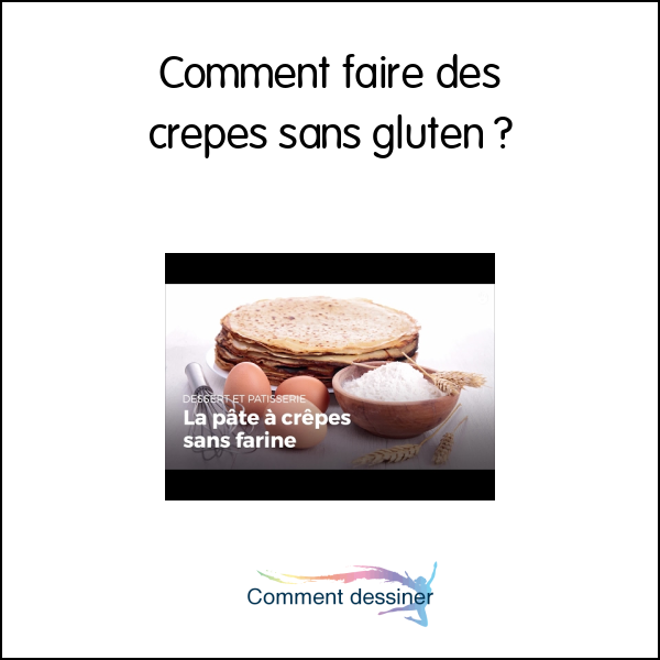 Comment faire des crepes sans gluten